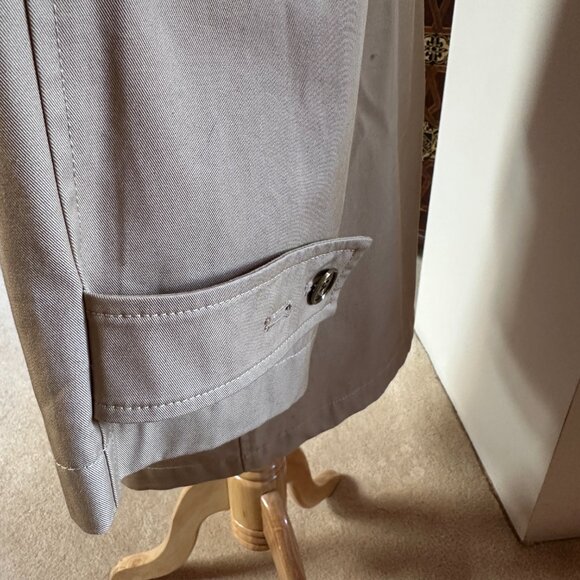 NEW!  MICHAEL KORS Tan Khaki Raincoat - Flawed - XS - Picture 10 of 14